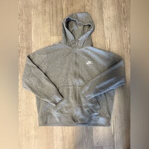Gray Zip-Up Hoodie